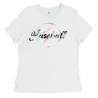 White Baseball Ladies Tee - Bettercallsaul