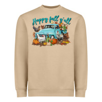 Mushroom Happy Fall Y'all Heavyweight Sweatshirt - LillyAllenDesigns