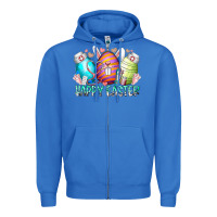 True Royal happy easter day eggs nurse Zipper Hoodie - RacoonDesign