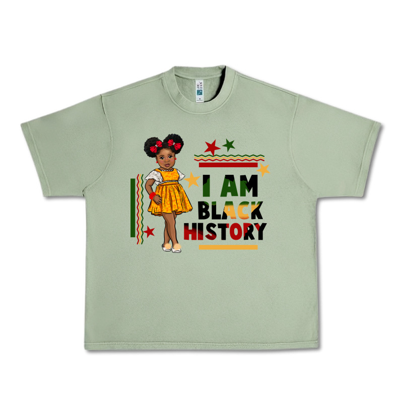 I Am Black History Black Girl Peekaboo Juneteenth Urban Heavy Tee by CowGirlArtShop | Teevron