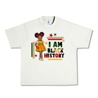 Pistachio i am black history black girl peekaboo juneteenth Urban Heavy Tee - CowGirlArtShop
