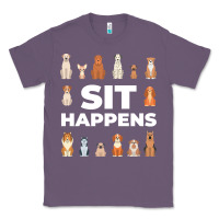Lavender Dog Funny S It Happens Pet Sitting Design Classic Tee - trangStudio