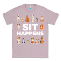 Lilac Dog Funny S It Happens Pet Sitting Design Classic Tee - trangStudio