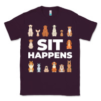 Plum Dog Funny S It Happens Pet Sitting Design Classic Tee - trangStudio