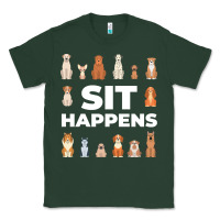 Sports Green Dog Funny S It Happens Pet Sitting Design Classic Tee - trangStudio
