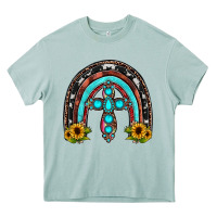 Arona cross rainbow Heavy Core Tee - JahusDesignShop