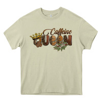 Mossy caffeine queen Heavy Core Tee - BarkalooDesign