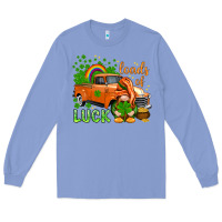 Colony Blue St. Patrick's Loads of luck with gnome Long Sleeve Tee - HowdyJamesFarm
