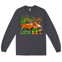 Smoke St. Patrick's Loads of luck with gnome Long Sleeve Tee - HowdyJamesFarm