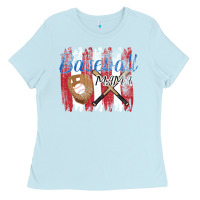 Baby Blue Baseball mom Ladies Tee - Bettercallsaul