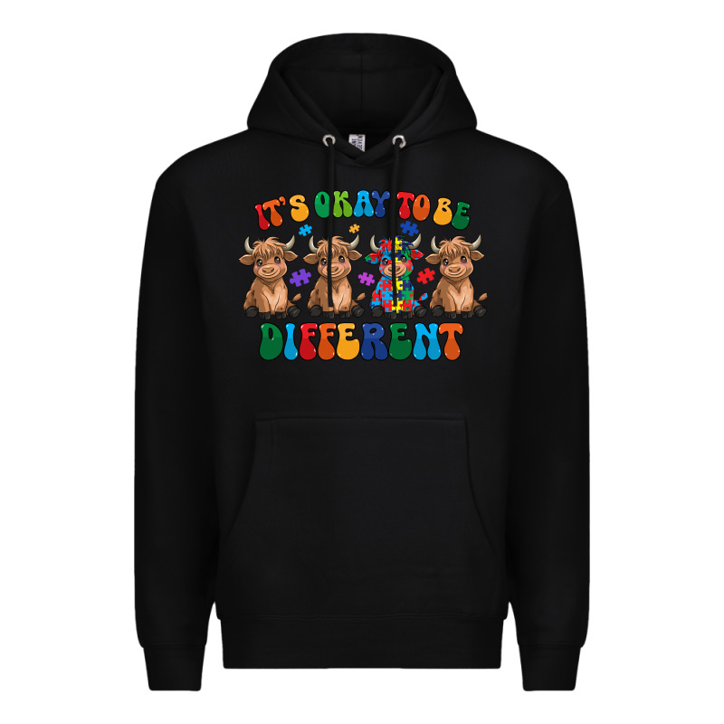 Its Okay To Be Different Premium Hoodie by CowhideDigitalArt | Teevron