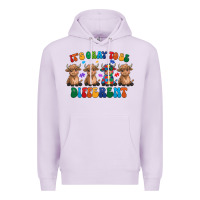 Lilac Its Okay To Be Different Premium Hoodie - CowhideDigitalArt