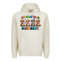 Oatmeal Heather Its Okay To Be Different Premium Hoodie - CowhideDigitalArt