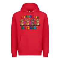 Red Its Okay To Be Different Premium Hoodie - CowhideDigitalArt