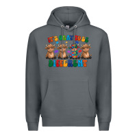 Rock Its Okay To Be Different Premium Hoodie - CowhideDigitalArt