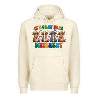Sandshell Its Okay To Be Different Premium Hoodie - CowhideDigitalArt