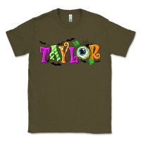 Army Green Personalized Halloween Classic Tee - NancyCooperArtShop