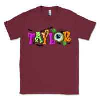 Burgundy Personalized Halloween Classic Tee - NancyCooperArtShop