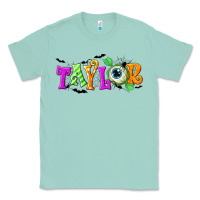 Seafoam Personalized Halloween Classic Tee - NancyCooperArtShop