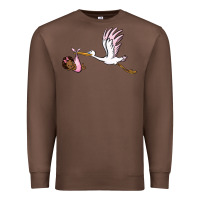 Chestnut stork with black baby girl Premium Sweatshirt - BarkalooDesign