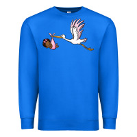 True Royal stork with black baby girl Premium Sweatshirt - BarkalooDesign