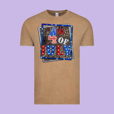 4th Of July Vintage Tee Designed By Cowgirlartshop