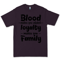 Plum Blood Makes You Related Makes You Family Premium Tee - Bettercallsaul
