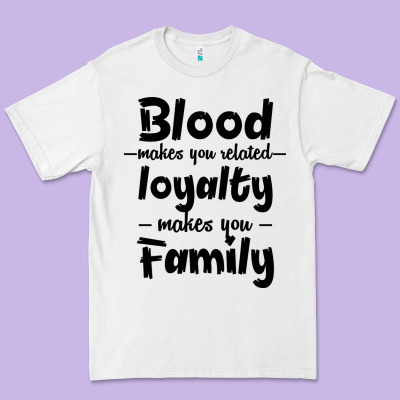 Blood Makes You Related Makes You Family Premium Tee Designed By Bettercallsaul