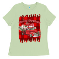 Matcha Merry Christmas Y'all Truck Ladies Tee - Bettercallsaul