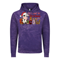 Cloud Purple all want for christmas is a cow Vintage Hoodie - CowGirlArtShop