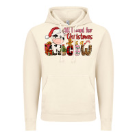 Vintage Artic all want for christmas is a cow Vintage Hoodie - CowGirlArtShop