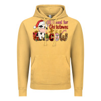 Vintage Mustard all want for christmas is a cow Vintage Hoodie - CowGirlArtShop