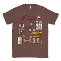 Chestnut paris bonjour eiffel tower paris lover paris traveling vacay Classic Tee - trangStudio