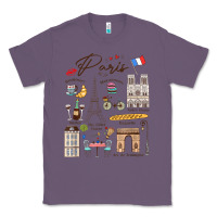 Lavender paris bonjour eiffel tower paris lover paris traveling vacay Classic Tee - trangStudio