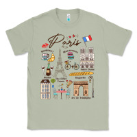 Matcha paris bonjour eiffel tower paris lover paris traveling vacay Classic Tee - trangStudio