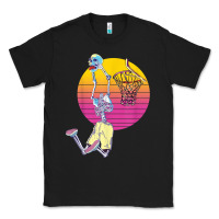 Black basketball player halloween pumpkin skeletons kids boys Classic Tee - trangStudio
