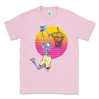Bubblegum Pink basketball player halloween pumpkin skeletons kids boys Classic Tee - trangStudio