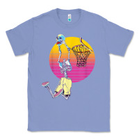 Colony Blue basketball player halloween pumpkin skeletons kids boys Classic Tee - trangStudio