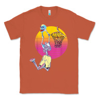 Copper basketball player halloween pumpkin skeletons kids boys Classic Tee - trangStudio
