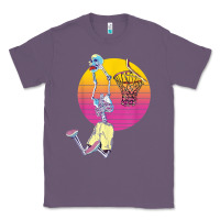 Lavender basketball player halloween pumpkin skeletons kids boys Classic Tee - trangStudio