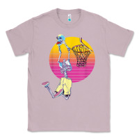 Lilac basketball player halloween pumpkin skeletons kids boys Classic Tee - trangStudio