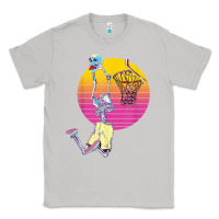 Moon Dust basketball player halloween pumpkin skeletons kids boys Classic Tee - trangStudio