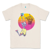 Natural basketball player halloween pumpkin skeletons kids boys Classic Tee - trangStudio