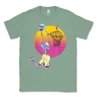Sage basketball player halloween pumpkin skeletons kids boys Classic Tee - trangStudio
