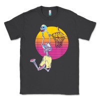 Smoke basketball player halloween pumpkin skeletons kids boys Classic Tee - trangStudio