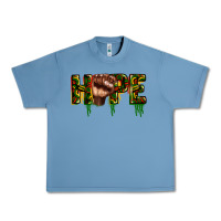 Pebble Blue hope juneteenth Urban Heavy Tee - CowGirlArtShop