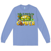 Colony Blue Happy St. Patrick's Day camper Long Sleeve Tee - HowdyJamesFarm