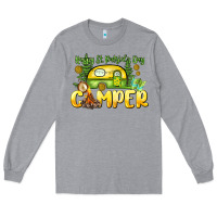 Heather Grey Happy St. Patrick's Day camper Long Sleeve Tee - HowdyJamesFarm