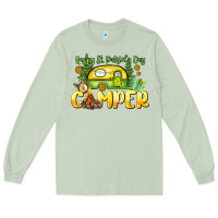 Matcha Happy St. Patrick's Day camper Long Sleeve Tee - HowdyJamesFarm