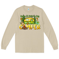 Mushroom Happy St. Patrick's Day camper Long Sleeve Tee - HowdyJamesFarm